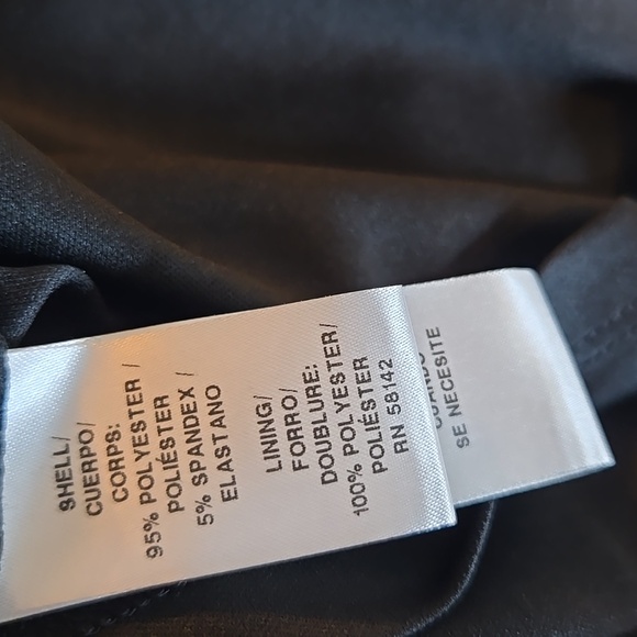 London Style-Green & blk. paisley print 3/4 dress V neck Sz 8 NWT. - Picture 12 of 12